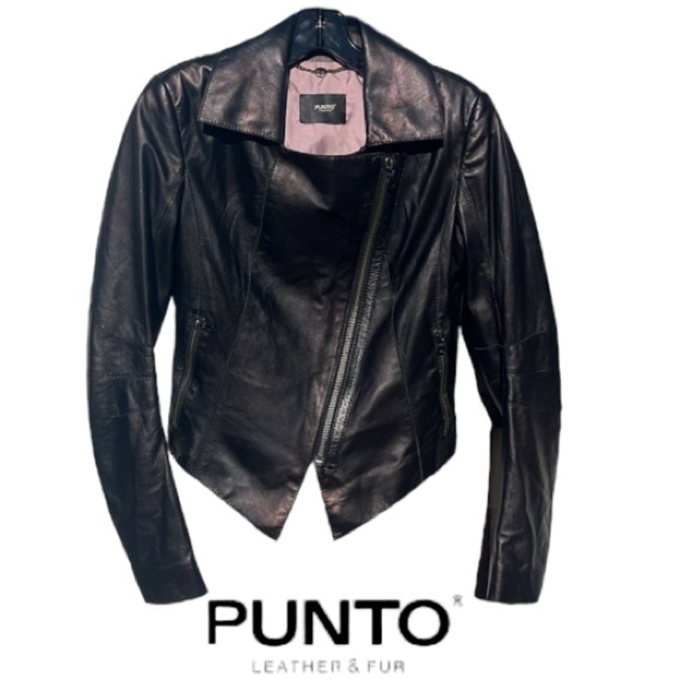 Punto Leather & Fur Moto Jacket